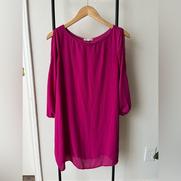 Gianni Bini | Dresses | Gianni Bini Hot Pink Mini Dress | Poshmark